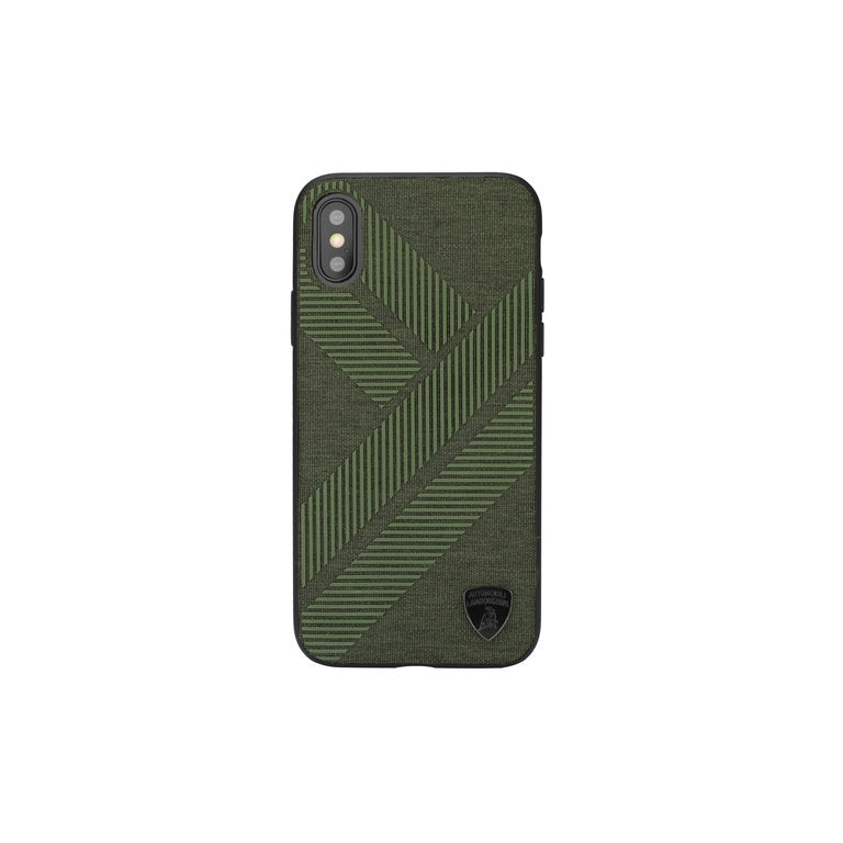 Lamborghini Apple iPhone X-Xs TPU Beschermend Backcover hoesje - Groen