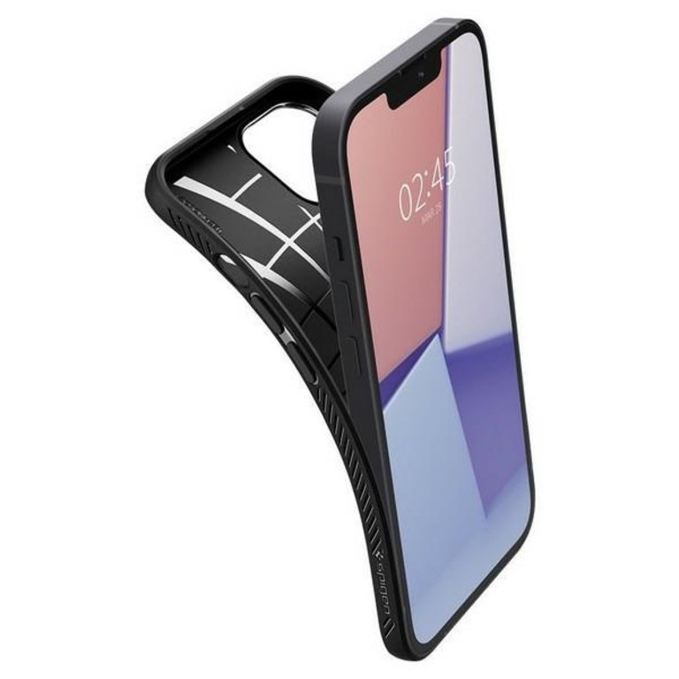 Spigen Apple iPhone 13 TPU Beschermend Backcover hoesje - Zwart