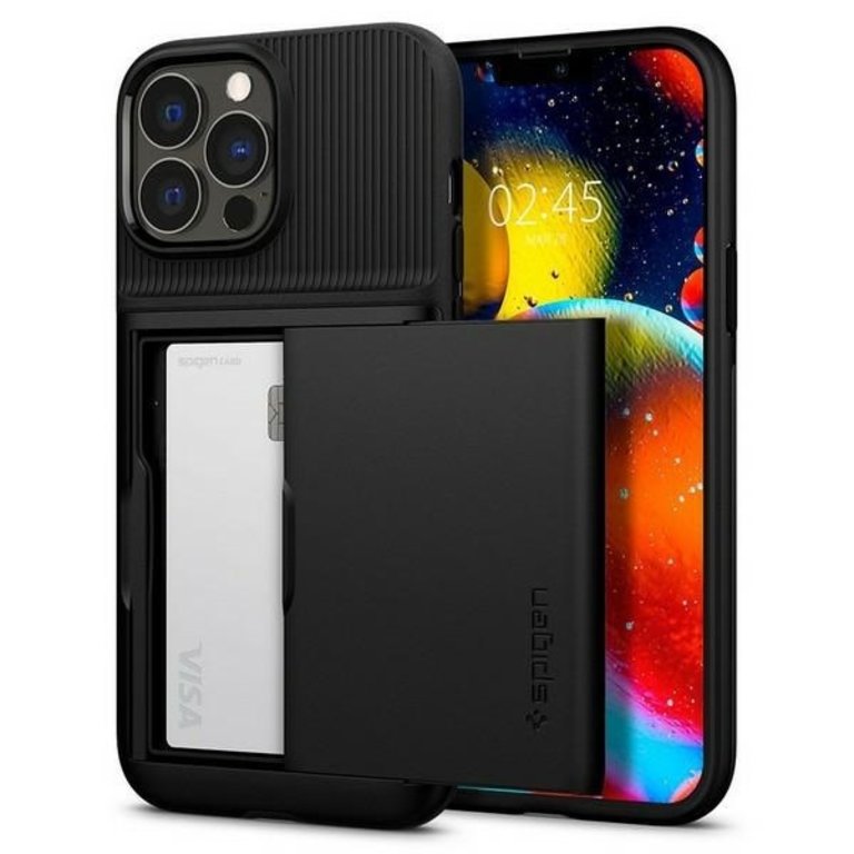 Spigen Apple iPhone 13 Pro Max TPU Beschermend Backcover hoesje - Zwart